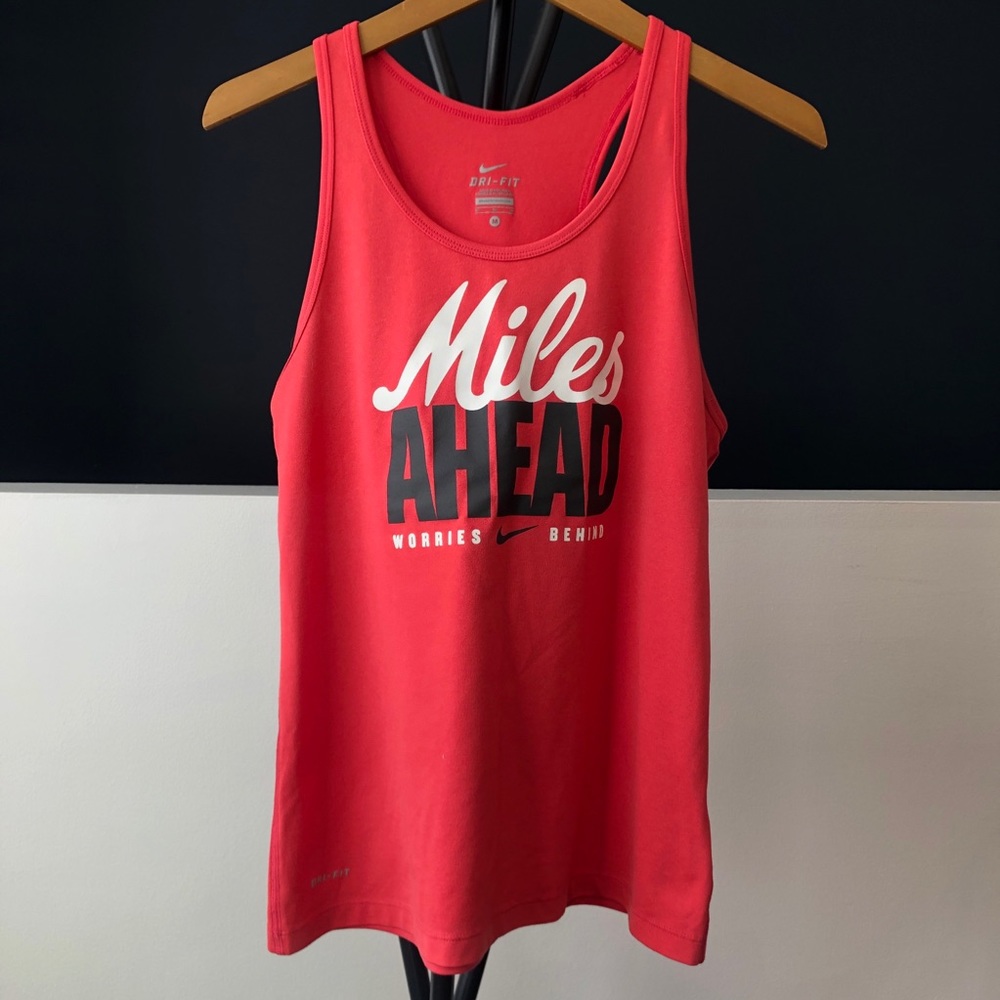 Nike Miles Ahead Worries Behind Dri-Fit Tank